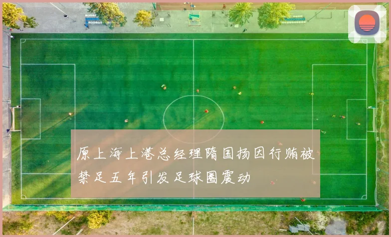 原上海上港总经理隋国扬因行贿被禁足五年引发足球圈震动