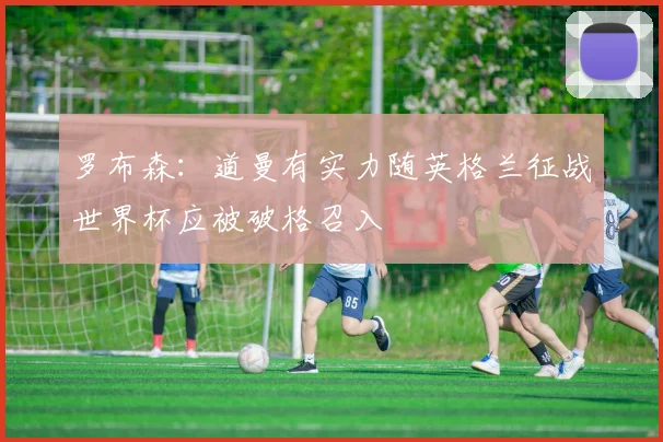 罗布森：道曼有实力随英格兰征战世界杯应被破格召入